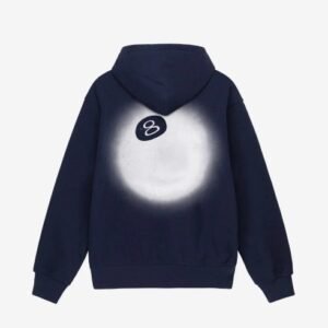 8 BALL FADE Blue HOODIE