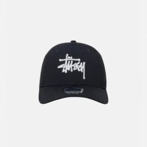 Black Stussy Hat Stussy White Logo