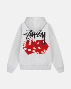 STUSSY DICED OUT HOODIE – White