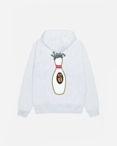 STUSSY KINGPIN ZIP HOODIE BLACK