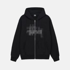 STUSSY REFRACTED ZIP HOODIE