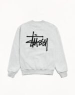 Stussy Crew Neck Pullover Sweatshirt White
