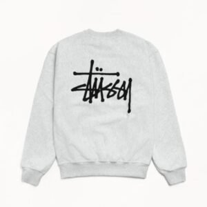 Stussy Crew Neck Pullover Sweatshirt White