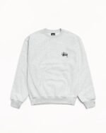 Stussy Crew Neck Pullover Sweatshirt White