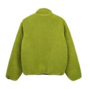 Stussy Sherpa Reversible Jacket – Moss Green
