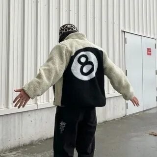 stussy 8 ball jacket